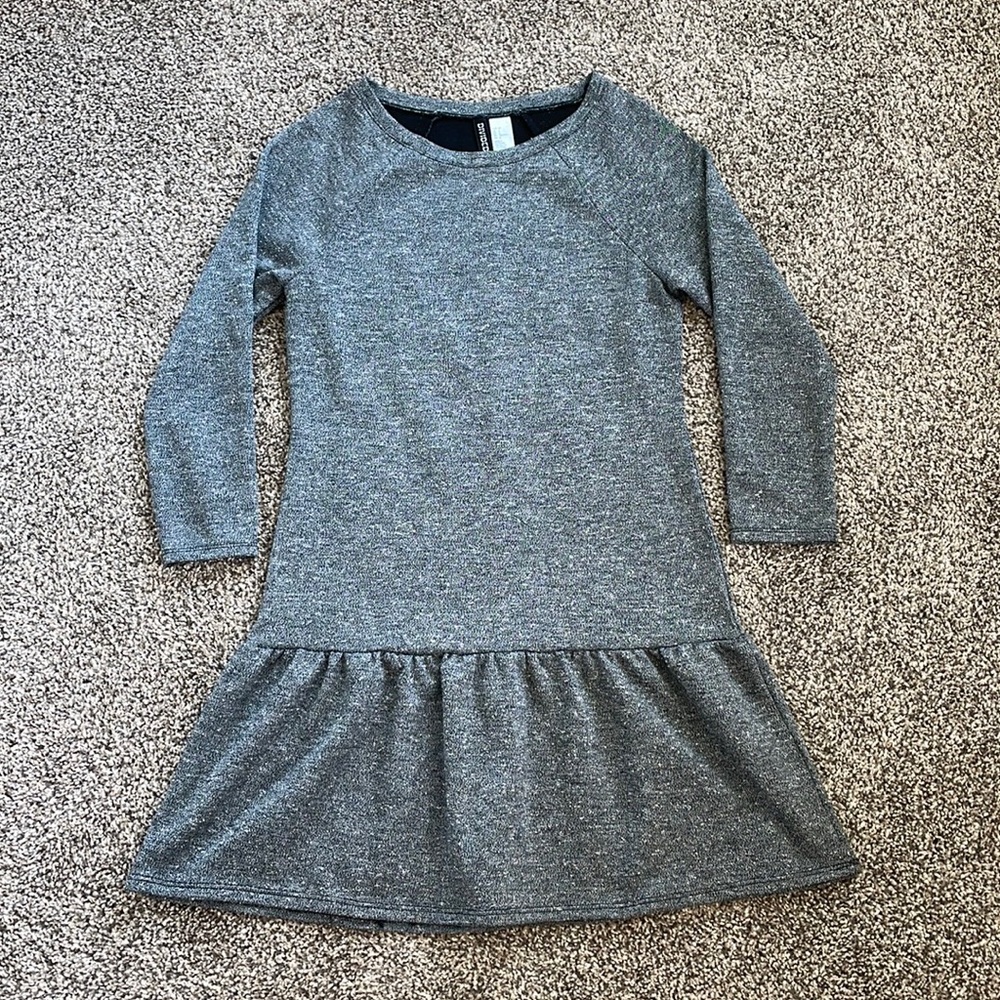 LAST CALL! H&M Divided gray peplum dress